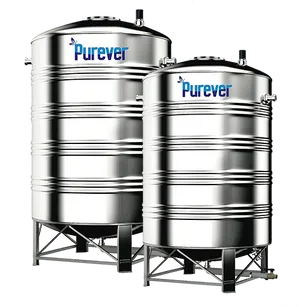 Stainless Steel Water Tanks Purever PNG Image