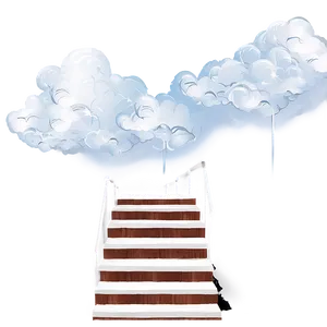 Stairway To The Clouds Png 06252024 PNG Image