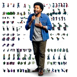 Stand-up Comedian Png Kpo PNG Image