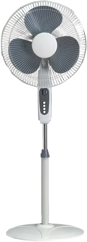 Standing Electric Fan White Background PNG Image