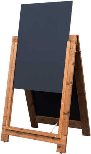 A1 Heavyweight Reversible A-frame Chalk Board - Porcelain Chalkboard Reversible Standing Chalkboard, HD Png Download PNG