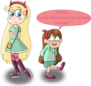 Star Butterfly Gravity Falls , Png Download - Star Butterfly Mabel Pines, Transparent Png PNG image with transparent background