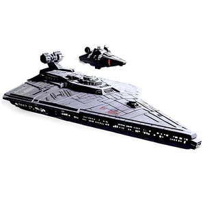 Star Destroyer With Tie Fighters Png 06122024 PNG Image