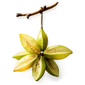 Star Fruit Cluster Png Rdq40 PNG Image