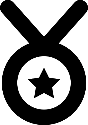 Medallion With Star Outline Variant - Commendation Icon, HD Png Download PNG image with transparent background