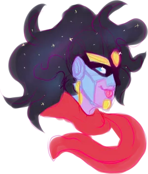 Star Platinum Cosmic Aura PNG Image