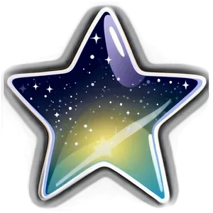 Star Sticker Design Png 06132024 PNG Image