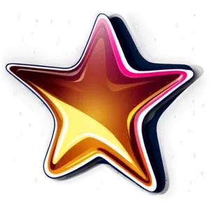 Star Sticker Design Png 06132024 PNG Image