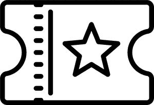 Movie Ticket Icon - Police Badge Vector Png, Transparent Png PNG image with transparent background
