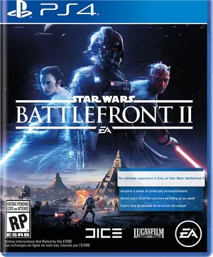 Star Wars Battlefront I I P S4 Cover Art PNG Image