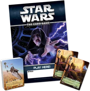 Star Wars Card Game Promotional Material PNG Image