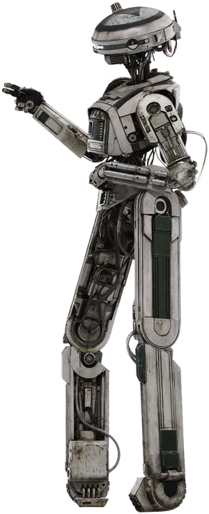 Star Wars Droid L337 Full Body Portrait PNG Image