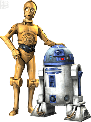 Transparent C3po Clipart - R2d2 And C3po Clone Wars, HD Png Download PNG