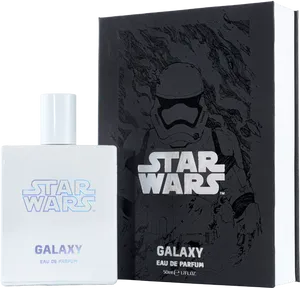 Star Wars Galaxy Perfume Packaging PNG Image