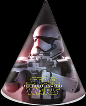 Star Wars Stormtrooper Party Hat PNG image with transparent background