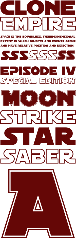 Star Wars Font - Empire Star Wars Font, HD Png Download PNG image with transparent background