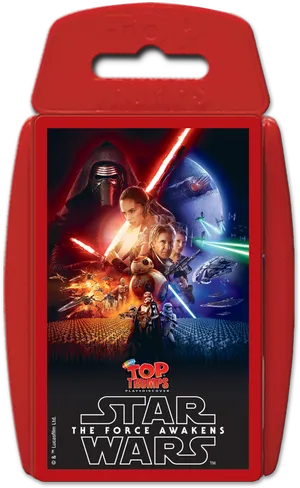 Star Wars The Force Awakens Top Trumps Card Game Pack PNG Image