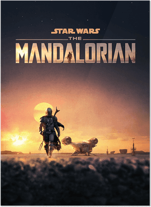 Star Wars The Mandalorian Poster, HD Png Download PNG image with transparent background
