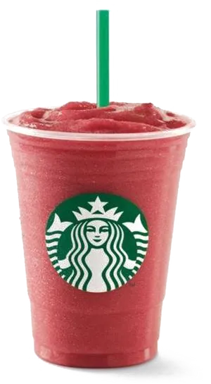 Starbucks Frozen Strawberry Drink PNG Image