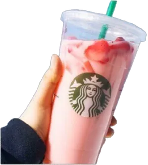 Starbucks Pink Drinkin Hand.jpg PNG Image