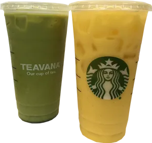 Starbucks Teavana Iced Drinks PNG Image