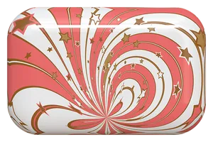 Starburst Candy Design PNG Image