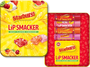 Starburst Lip Smacker Flavored Lip Balm Set PNG image with transparent background