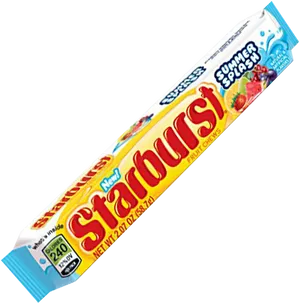 Starburst Summer Splash Fruit Chews Package PNG Image