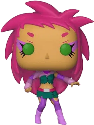 Starfire Funko Pop Figure PNG Image