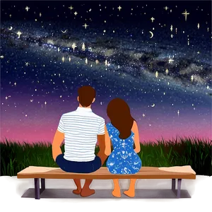 Stargazing Date Night Png Aty PNG Image