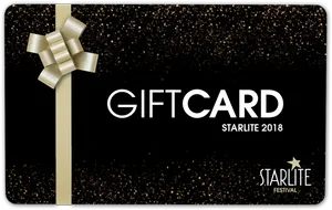 Starlite Festival Gift Card2018 PNG Image