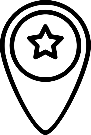 Pin Star Fav Favorite Mark Location Comments - Icon, HD Png Download PNG