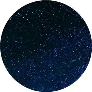 Starry Night Circle PNG Image