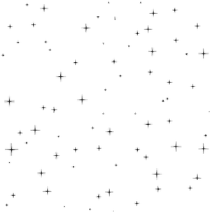 Starry Night Sparkle Overlay PNG Image