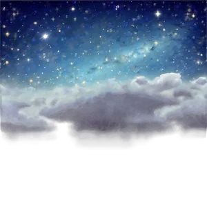 Starry Sky Dreamscape Png Vwt PNG Image