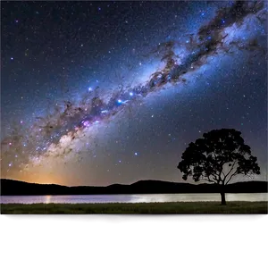 Starry Sky Journey Png 06252024 PNG Image