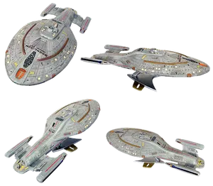 Starship Fleet Various Angles PNG Image