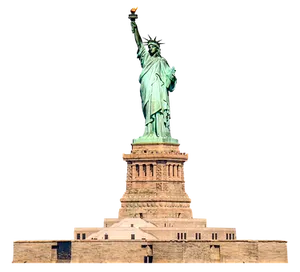 Statueof Liberty Night View PNG Image