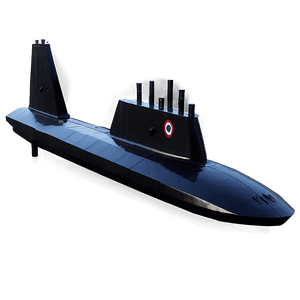 Stealth Military Submarine PNG 05252024 PNG with transparent background