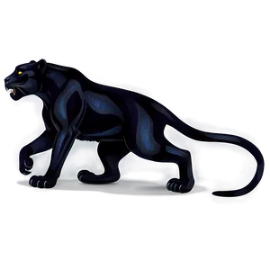 Stealthy Panther Illustration Png Jhd PNG Image