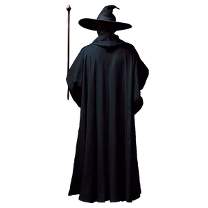 Stealthy Wizard In Shadows Png 06112024 PNG Image