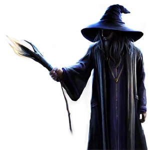 Stealthy Wizard In Shadows Png Jdi85 PNG Image