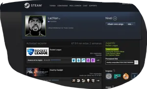 Steam Profile Rocket League Activity PNG Image