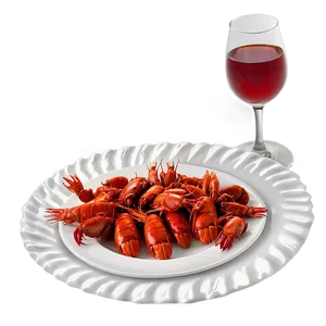 Steamed Crawfish Plate Png Xho PNG Image