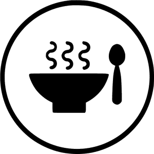 Drink Healthy Hot Soup Bowl Spoon - Icon Bowl Spoon, HD Png Download PNG image with transparent background