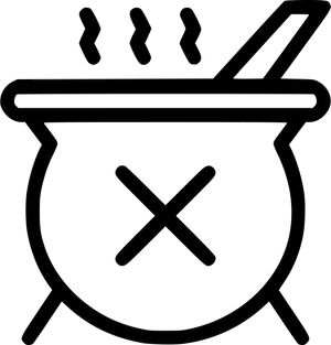 Steaming Cauldron Icon PNG Image