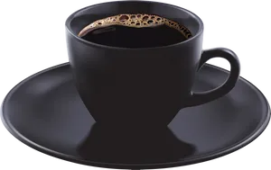 Steaming Coffee Cupon Black Background.jpg PNG Image