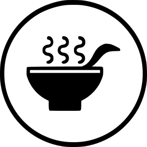 Dishes Clipart Soup Bowl - Soup Bowl With Spoon Vector, HD Png Download PNG image with transparent background