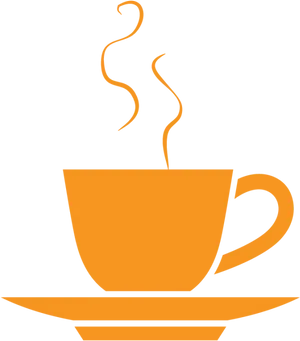 Steaming Tea Cup Icon PNG Image