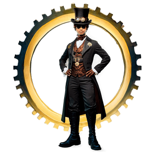 Steampunk Costume PNG 13 PNG with transparent background